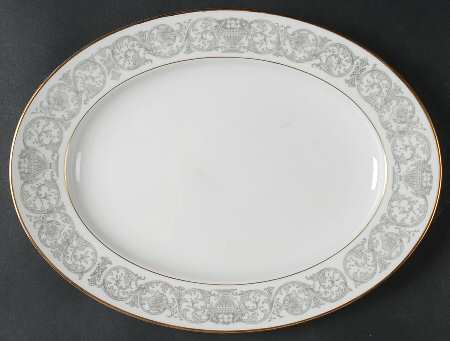 Florentine Gold (Aida) 12" Oval Serving Platter