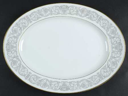 Florentine Gold (Aida) 14" Oval Serving Platter