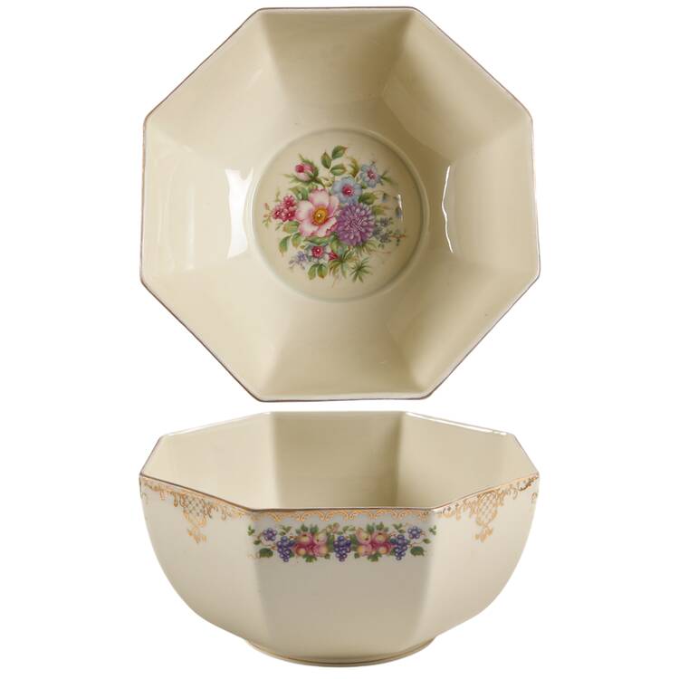 Floranada 8" Octagonal Vegetable Bowl