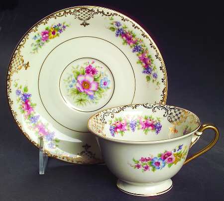 Floranada Footed Cup & Saucer Set
