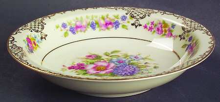 Floranada Rim Fruit/Dessert (Sauce) Bowl