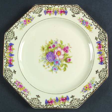 Floranada Octagonal Luncheon Plate