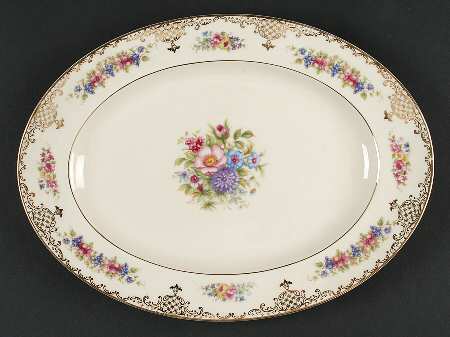 Floranada 13" Oval Serving Platter