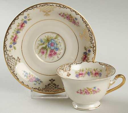 Floranada Footed Demitasse Cup & Saucer Set