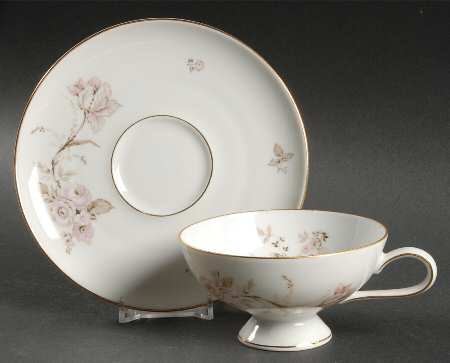 Floradale Footed Cup & Saucer Set
