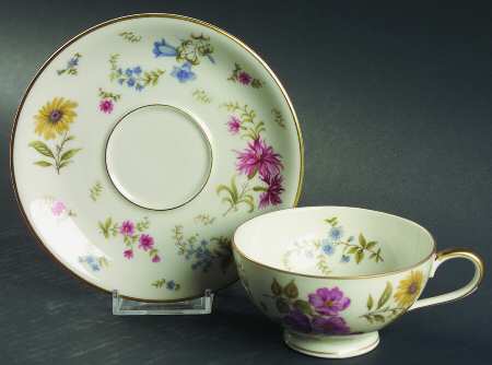 Florida Footed Cup & Saucer Set