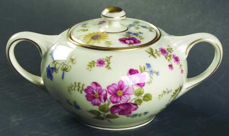 Florida Sugar Bowl & Lid