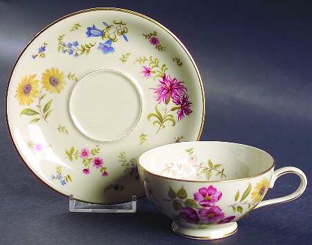 Florida Footed Cup & Saucer Set