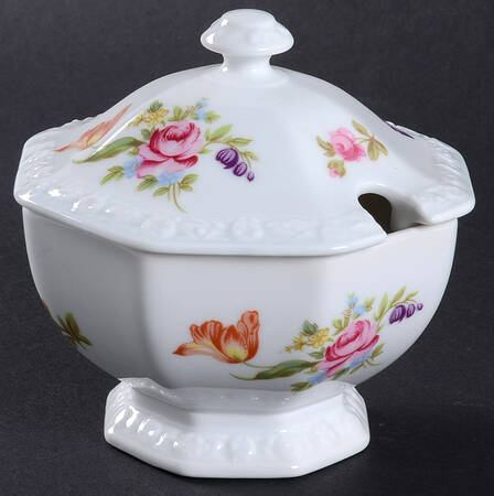 Flowers (Classic Stamp) Jam/Jelly & Lid