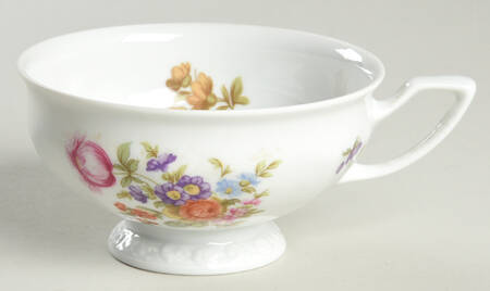 Flowers (Classic Stamp) Footed Cup
