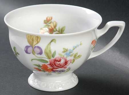 Flowers (Classic Stamp) Footed Cup