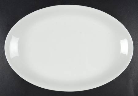 Form E (White) 13" Oval Serving Platter