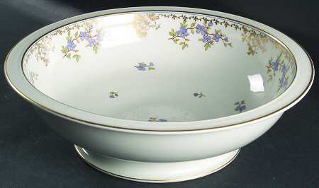 Forget Me Not 10" Round Vegetable Bowl
