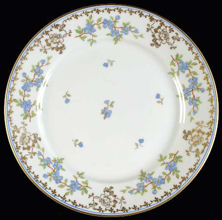 Forget Me Not Salad Plate