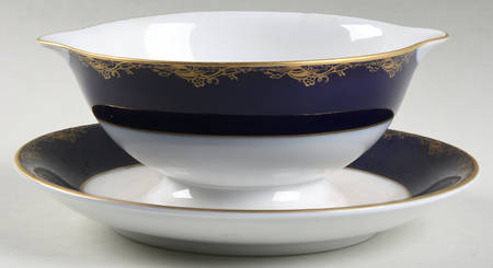 Frederick The Great Gravy Boat with Attached Underplate