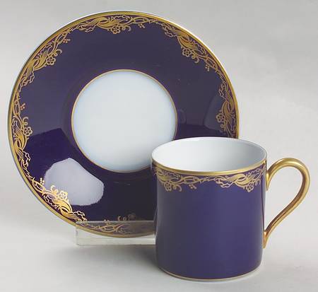 Frederick The Great Flat Demitasse Cup & Saucer Set