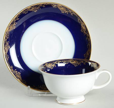 Frederick The Great Footed Demitasse Cup & Saucer Set