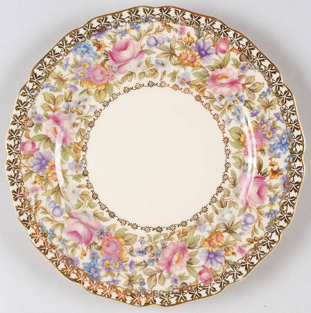 Garden Caprice (Scalloped Edge) Salad Plate
