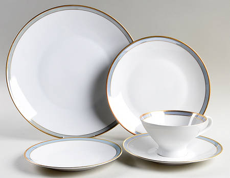Gala Blue (Not Classic Rose Collection) 5 Piece Place Setting