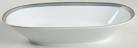 Gala Blue (Not Classic Rose Collection) 11" Oval Vegetable Bowl