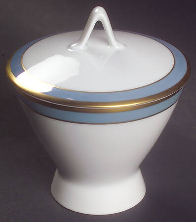 Gala Blue (Not Classic Rose Collection) Sugar Bowl & Lid