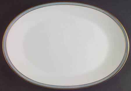 Gala Blue (Not Classic Rose Collection) 13" Oval Serving Platter