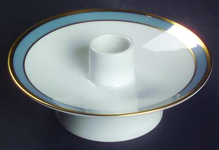 Gala Blue (Not Classic Rose Collection) Single Light Candlestick