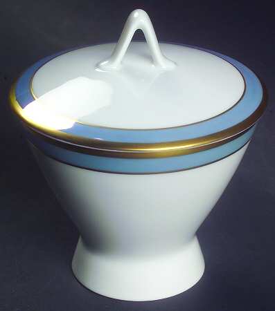 Gala Blue (Not Classic Rose Collection) Sugar Bowl & Lid