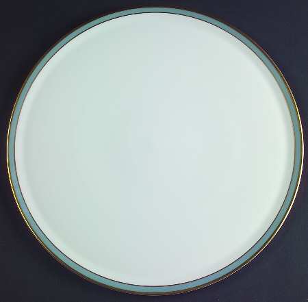 Gala Blue (Not Classic Rose Collection) Round Torte Plate