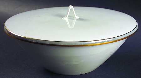 Gala Blue (Not Classic Rose Collection) Round Covered Vegetable-Uses RV9 as Base+CVLRV9