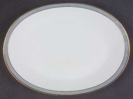 Gala Blue (Not Classic Rose Collection) 9" Oval Serving Platter