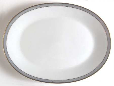 Gala Blue (Not Classic Rose Collection) 11" Oval Serving Platter