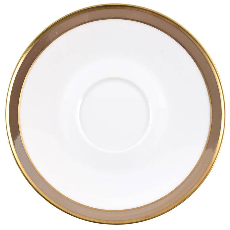 Gala Brown Saucer for Demitasse Cup