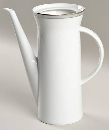 Gala Grey (Platinum Trim) Mini Coffee Pot No Lid