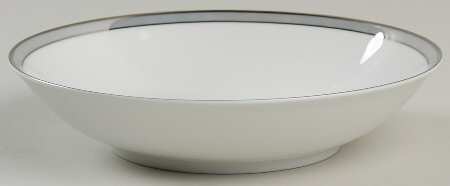 Gala Grey (Platinum Trim) Coupe Soup Bowl
