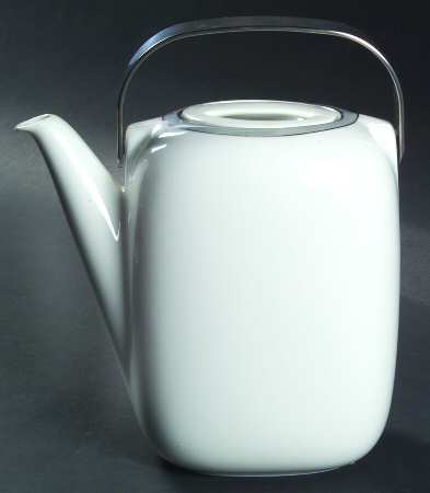Gala Grey (Platinum Trim, Suomi) Coffee Pot & Lid