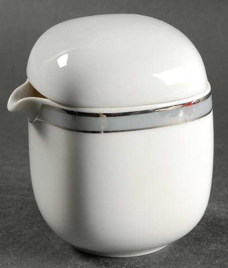 Gala Grey (Platinum Trim, Suomi) Creamer & Lid