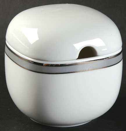 Gala Grey (Platinum Trim, Suomi) Sugar Bowl & Lid