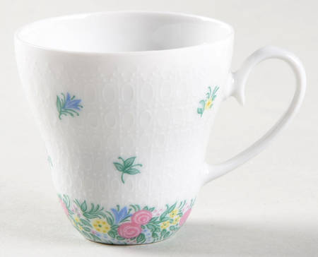 Garland (Multicolor, Romance) Flat Demitasse Cup