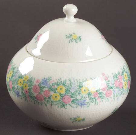 Garland (Multicolor, Romance) Mini Sugar Bowl & Lid
