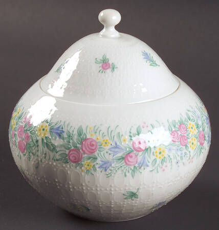 Garland (Multicolor, Romance) Sugar Bowl & Lid