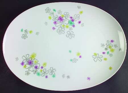Gayety 15" Oval Serving Platter