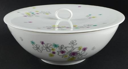 Gayety Large Round Covered Vegetable