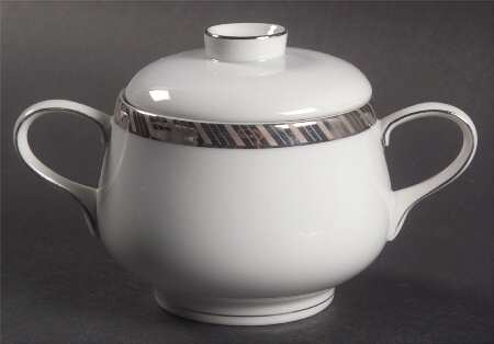 Gloriette Platin Sugar Bowl & Lid