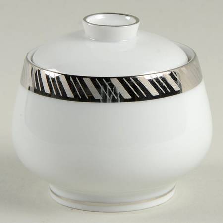 Gloriette Platin Mini Sugar Bowl & Lid