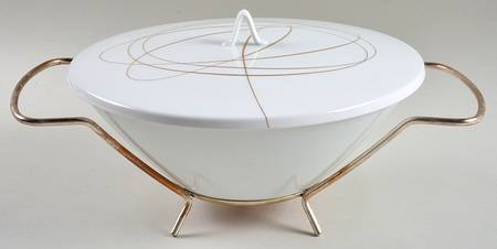 Gold Accord Round Covered Vegetable-Uses RV9M1 W/Mtl Std
