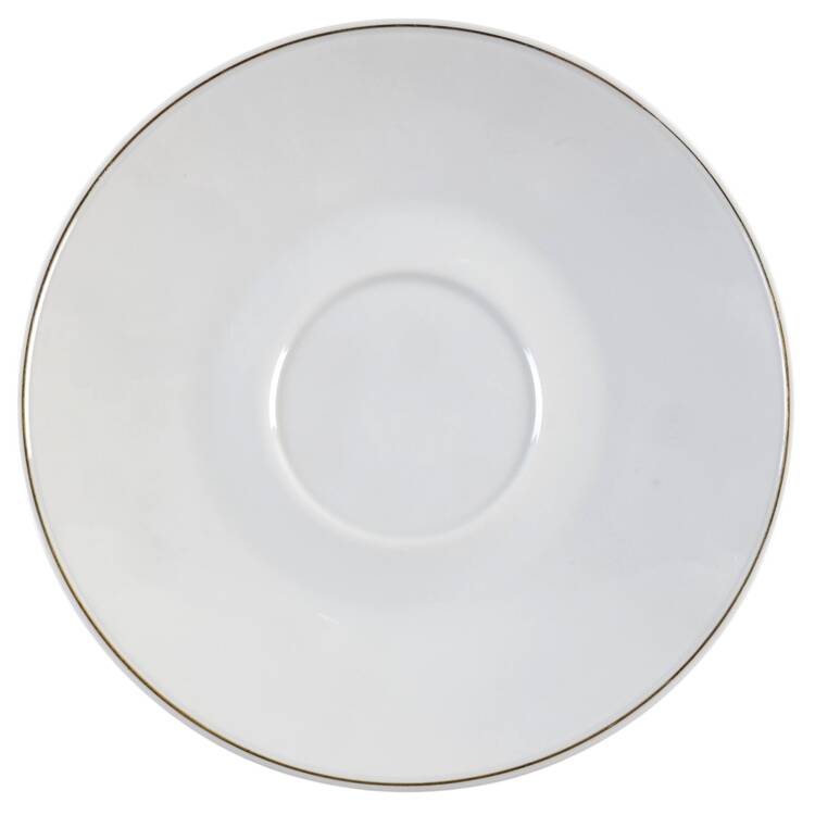 Gold Accord Saucer for Footed Cup