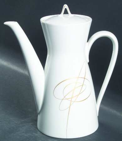 Gold Accord Coffee Pot & Lid
