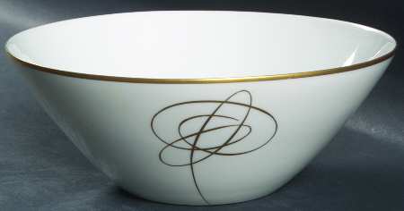 Gold Accord 7" Round Vegetable Bowl