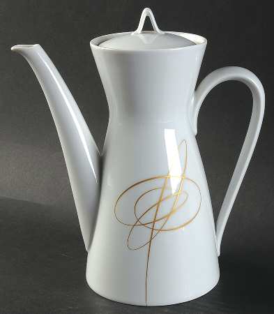Gold Accord Coffee Pot & Lid